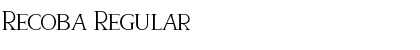 Recoba Font