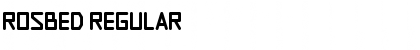 Rosbed Font
