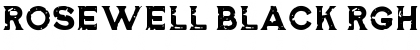 Rosewell Black RGH Font