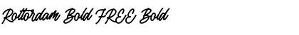 Rottordam Bold FREE Bold Font