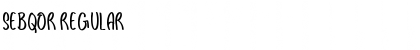 Sebqor Font