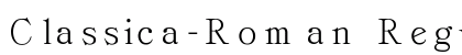 Classica-Roman Regular preview