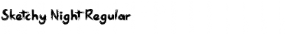 Sketchy Night Font