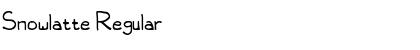 Snowlatte Font