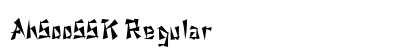 AhSooSSK Regular preview