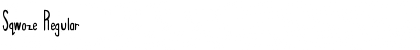 Sqwoze Font