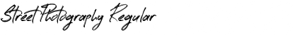 Street Photography Font