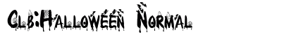 Clb:Halloween Normal Font Preview