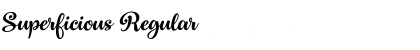 Superficious Font