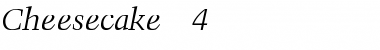 Download Cheesecake 4 Font Download Cheesecake 4 Font