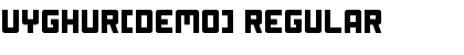 Uyghur[Demo] Font