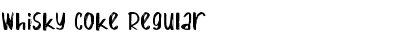 Whisky Coke Font