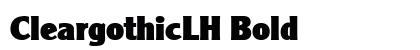 CleargothicLH Bold preview