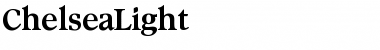 Download ChelseaLight Font Download ChelseaLight Font