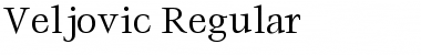 Veljovic Regular Font