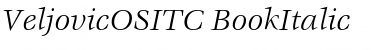 VeljovicOSITC Italic Font