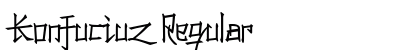 Konfuciuz Regular preview