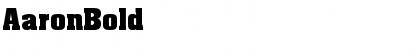 Download AaronBold Font Download AaronBold Font