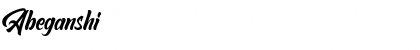 Download Abeganshi Font Download Abeganshi Font