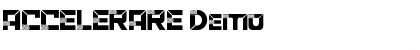 ACCELERARE Demo Regular Font