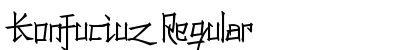 Konfuciuz Regular preview