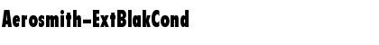 Download Aerosmith-ExtBlakCond Font
