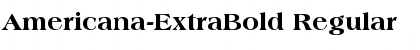 Americana-ExtraBold Font