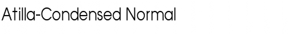 Atilla-Condensed Normal Font Atilla-Condensed Normal Font