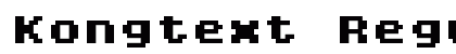 Kongtext Regular preview