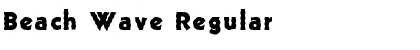 Beach Wave Regular Font