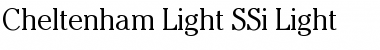 Cheltenham Light SSi Light Font