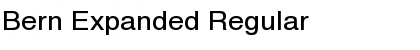 Download Bern Expanded Font