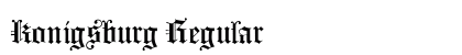 Konigsburg Regular preview
