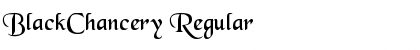 BlackChancery Regular Font