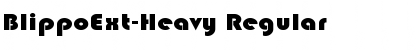BlippoExt-Heavy Font