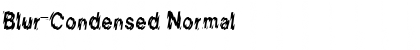 Blur-Condensed Normal Font