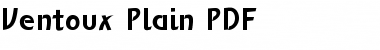 Ventoux Plain Regular Font