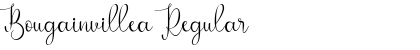 Bougainvillea Regular Font