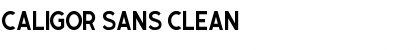 Caligor Sans Clean Font