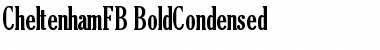 CheltenhamFB-BoldCondensed Regular Font