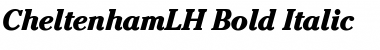 CheltenhamLH Bold Italic Font