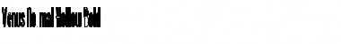 Venus-Normal Hollow Bold Font