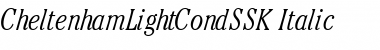 Download CheltenhamLightCondSSK Font