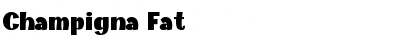 Champigna Fat Font