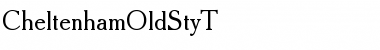CheltenhamOldStyT Regular Font