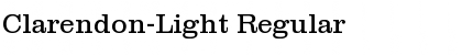 Clarendon-Light Font