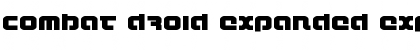 Combat Droid Expanded Font