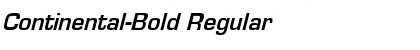 Download Continental-Bold Font