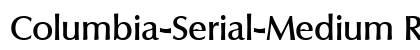 Columbia-Serial-Medium Regular preview
