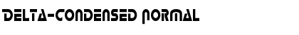 Delta-Condensed Normal Font
